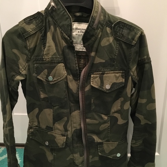 abercrombie camo jacket